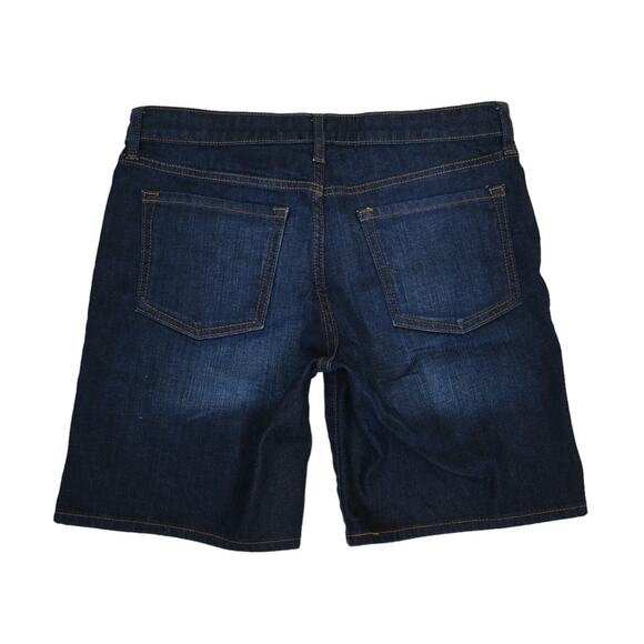 GAP Bermuda Dark Wash Jean Shorts Womens 6/28 - Picture 2 of 9
